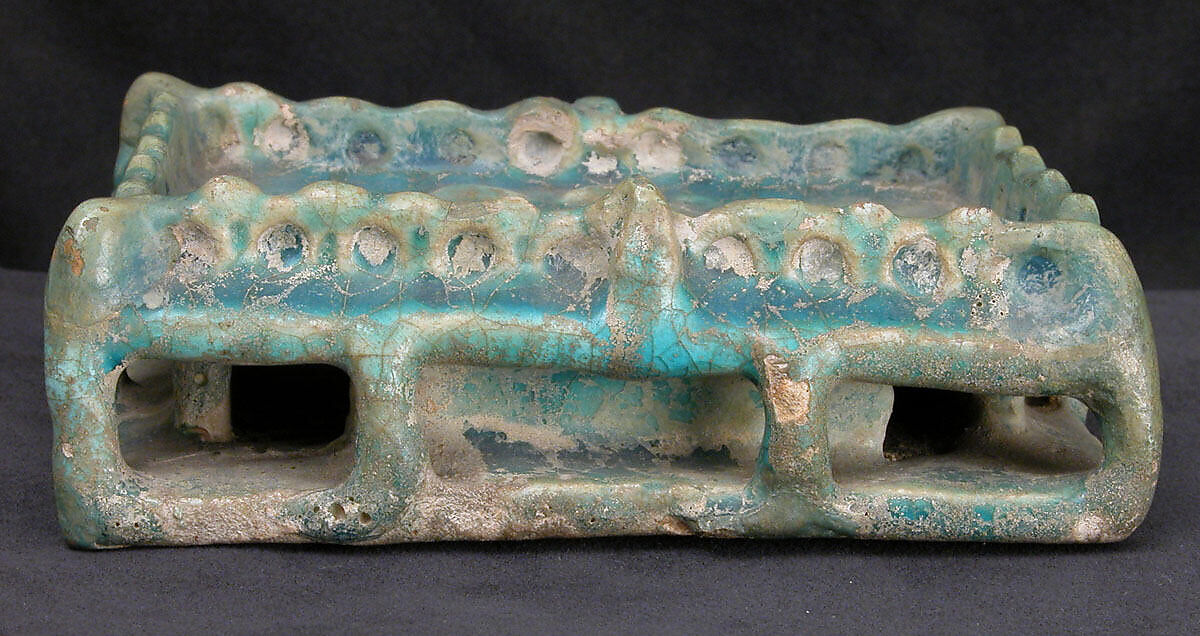 Model of a House, Stonepaste; molded in relief