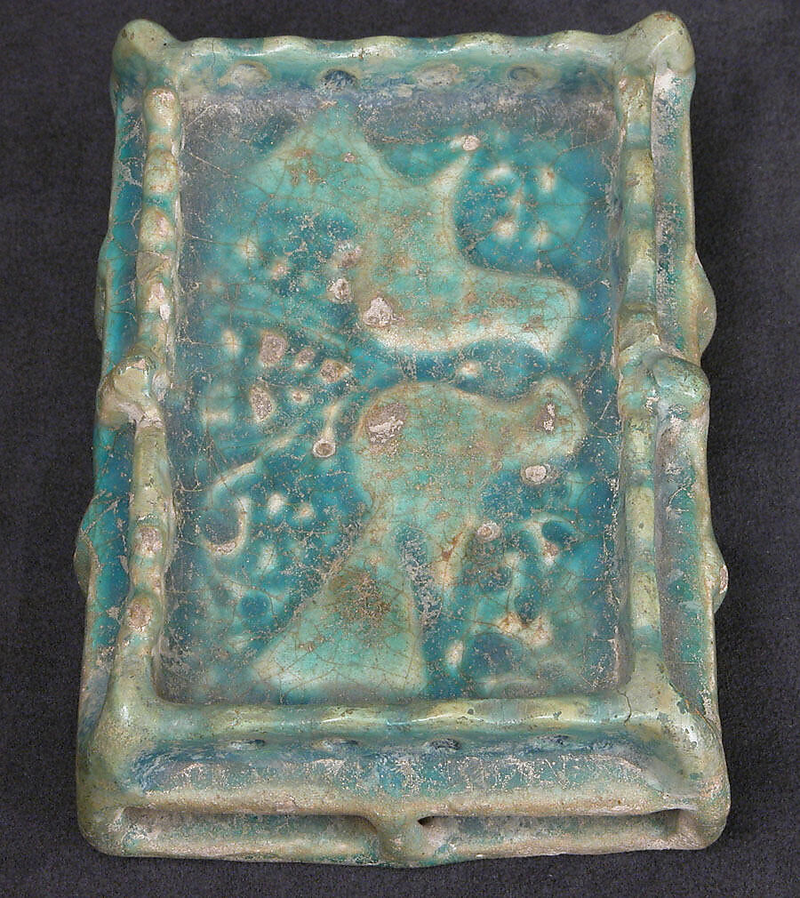 Model of a House, Stonepaste; molded in relief