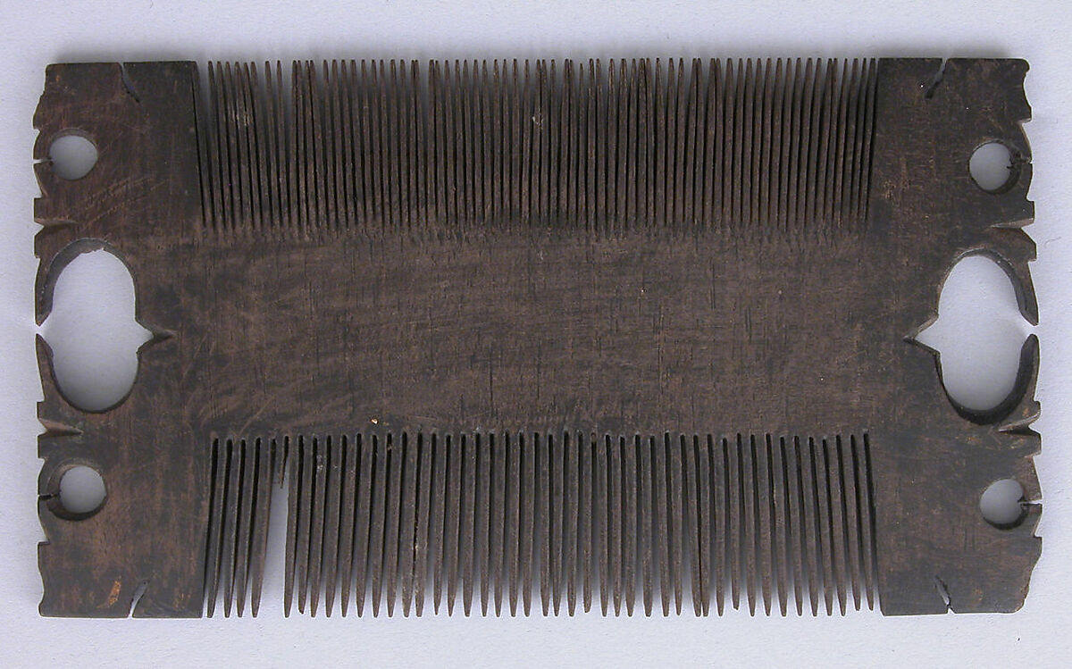 Comb, Wood; carved 