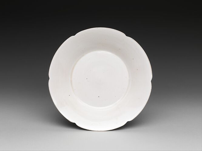 Dish with Scalloped Rim