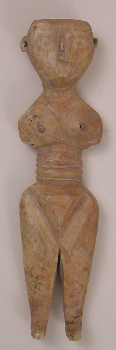 Figurine, Bone; carved and incised 