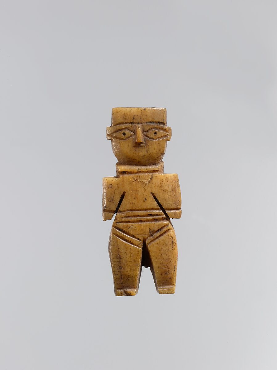 Figurine, Bone; carved and incised 