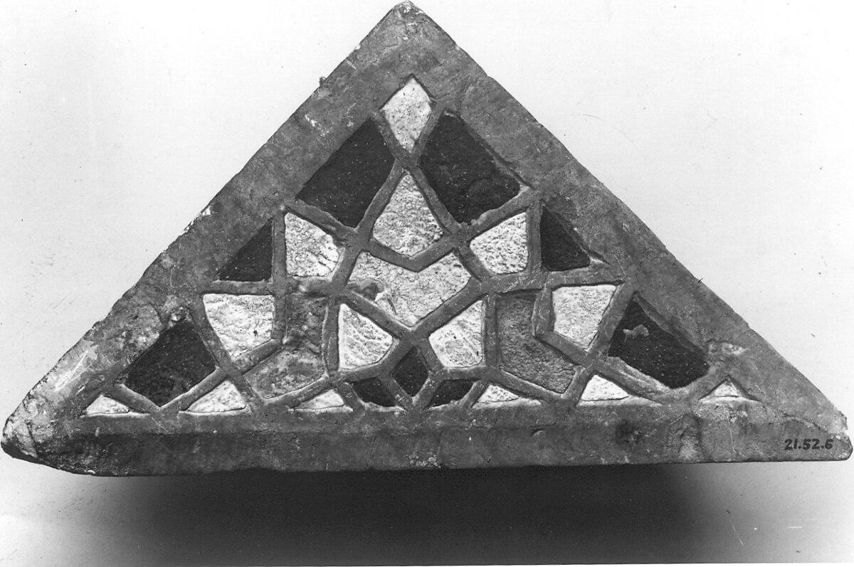 Tile, Earthenware; glazed