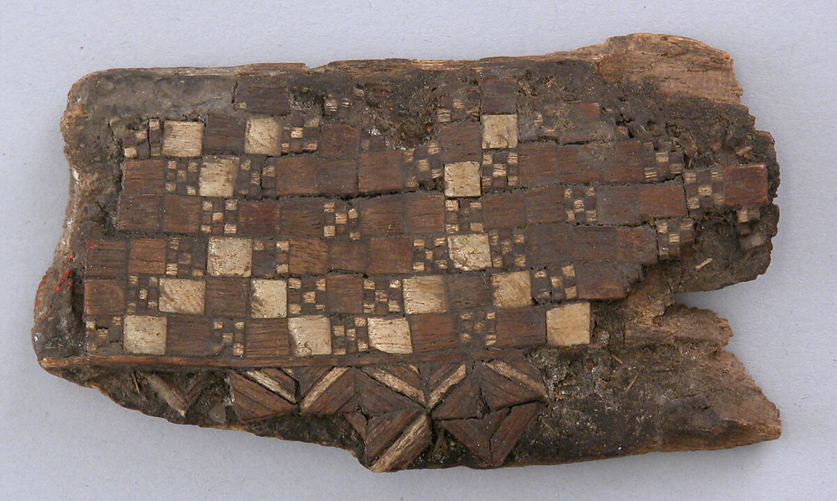 Wood Fragment, Wood marquetry, ivory 
