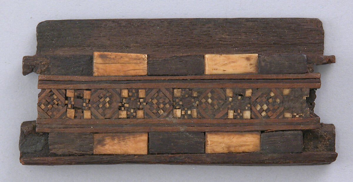 Wood Fragment, Wood marquetry, ivory 