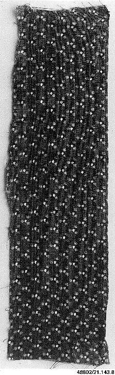 Textile Fragment, Cotton; printed 