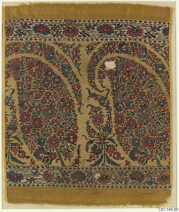 Fragment of Shawl, Wool