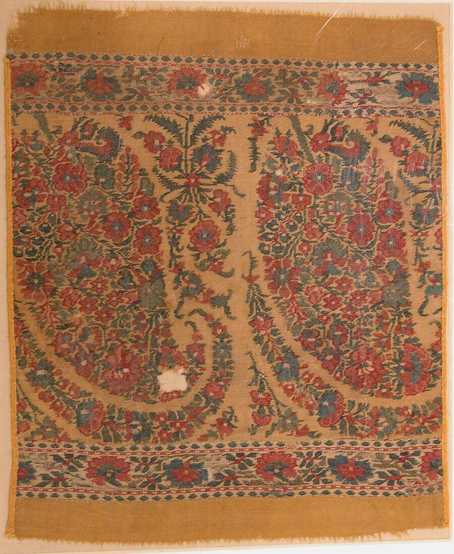 Fragment of Shawl, Wool 