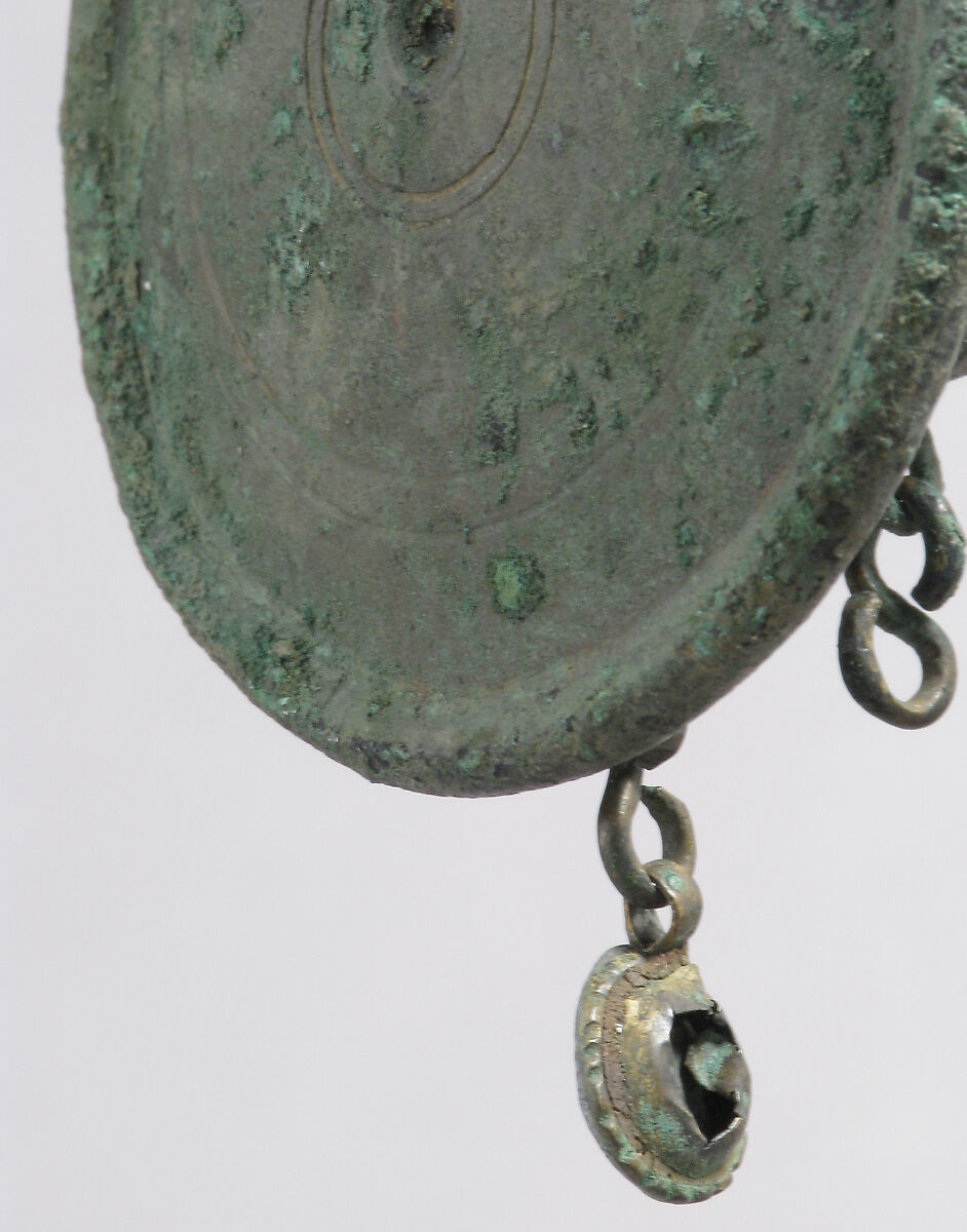 Processional Cross with Hanging Ornaments, Bronze