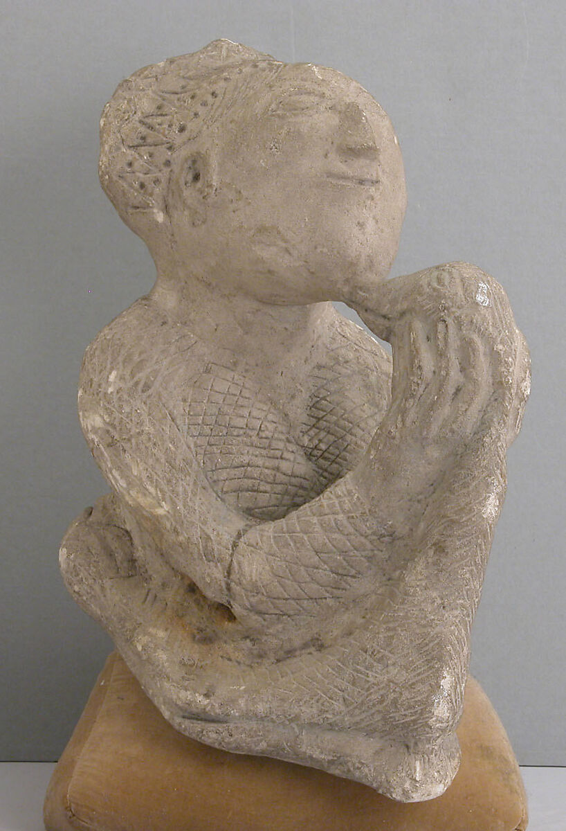 Grotesque Figure, Stone; carved