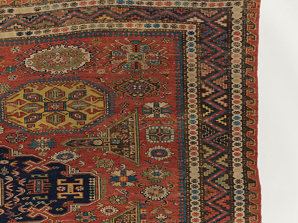 Carpet, Wool (warp, weft and pile); supplementary weft brocaded (soumak)