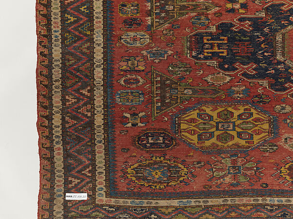 Carpet, Wool (warp, weft and pile); supplementary weft brocaded (soumak)