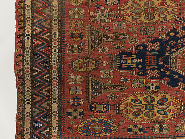 Carpet, Wool (warp, weft and pile); supplementary weft brocaded (soumak)