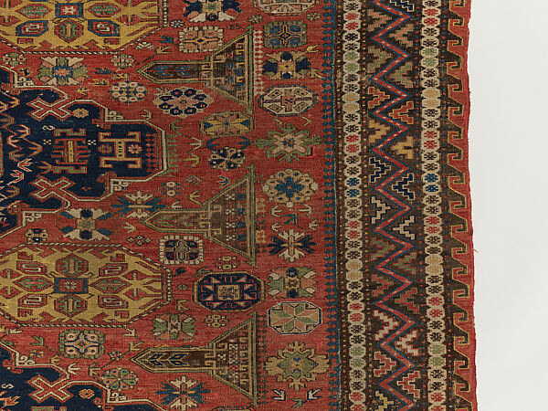 Carpet, Wool (warp, weft and pile); supplementary weft brocaded (soumak)