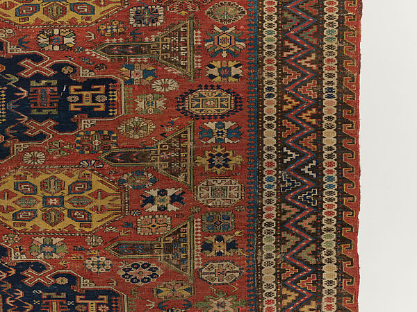 Carpet, Wool (warp, weft and pile); supplementary weft brocaded (soumak)