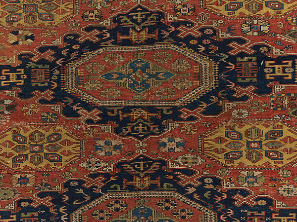 Carpet, Wool (warp, weft and pile); supplementary weft brocaded (soumak)