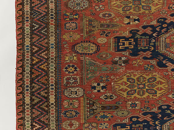 Carpet, Wool (warp, weft and pile); supplementary weft brocaded (soumak)