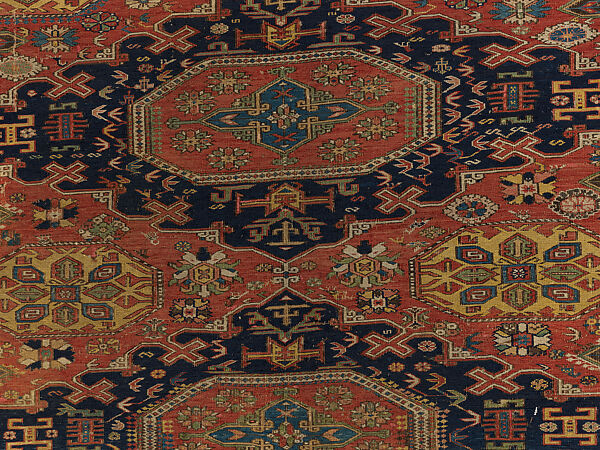 Carpet, Wool (warp, weft and pile); supplementary weft brocaded (soumak)