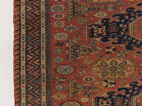 Carpet, Wool (warp, weft and pile); supplementary weft brocaded (soumak)