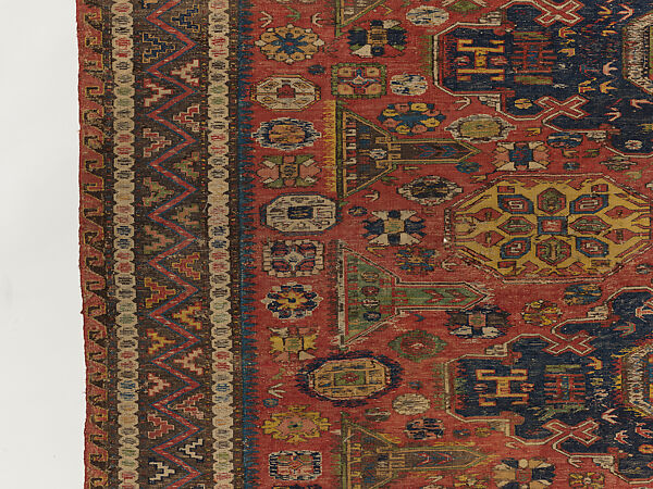 Carpet, Wool (warp, weft and pile); supplementary weft brocaded (soumak)