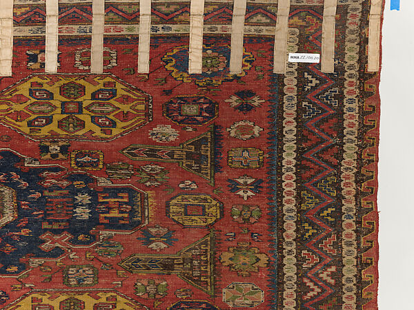 Carpet, Wool (warp, weft and pile); supplementary weft brocaded (soumak)