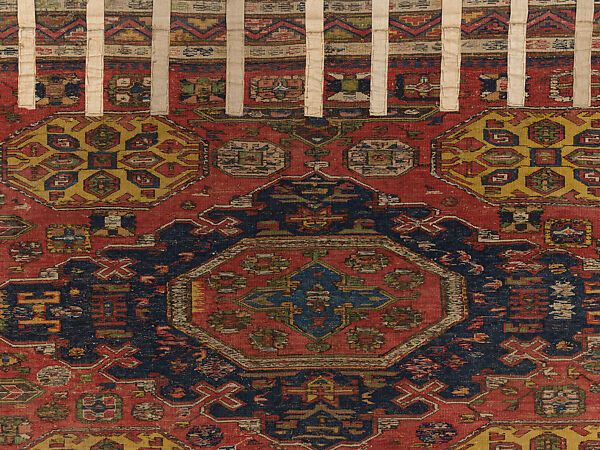 Carpet, Wool (warp, weft and pile); supplementary weft brocaded (soumak)