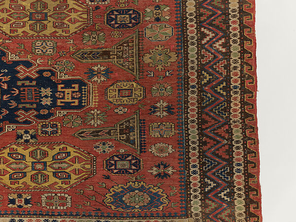 Carpet, Wool (warp, weft and pile); supplementary weft brocaded (soumak)