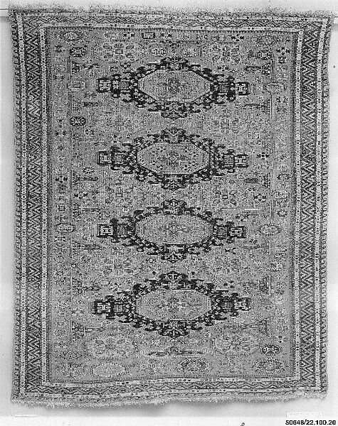 Carpet, Wool (warp, weft and pile); supplementary weft brocaded (soumak) 