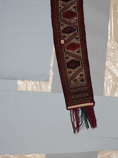 Tent Door Surround, Wool, goat's hair; asymmetrically knotted pile