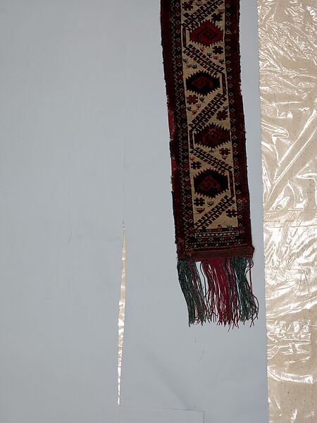 Tent Door Surround, Wool, goat's hair; asymmetrically knotted pile