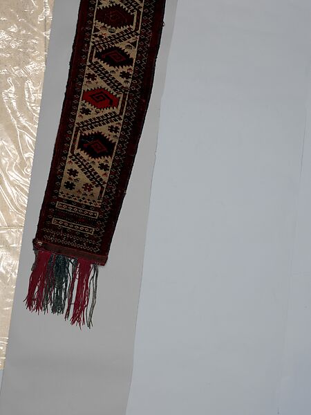 Tent Door Surround, Wool, goat's hair; asymmetrically knotted pile