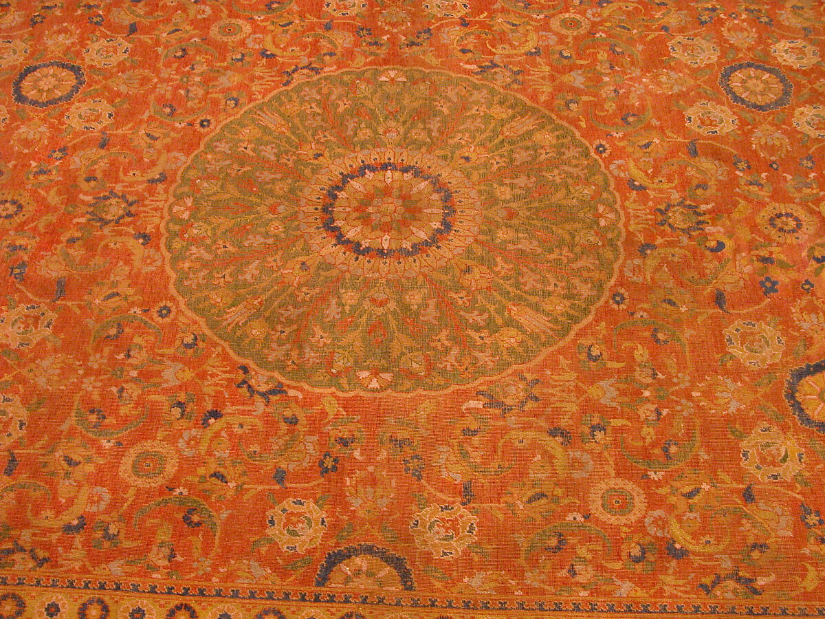 Carpet, Wool (warp, weft and pile); asymmetrically knotted pile