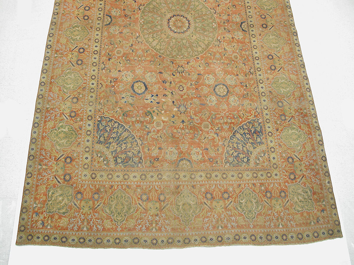 Carpet, Wool (warp, weft and pile); asymmetrically knotted pile