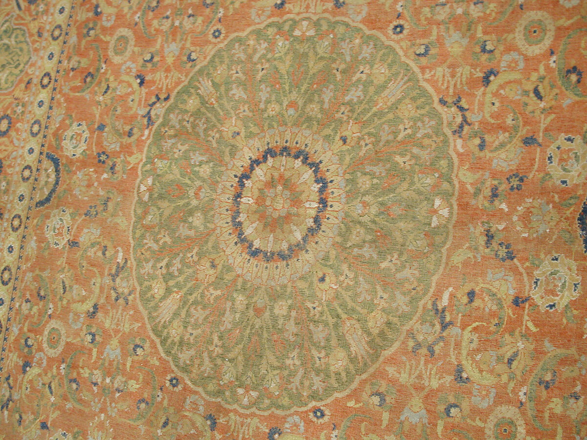 Carpet, Wool (warp, weft and pile); asymmetrically knotted pile