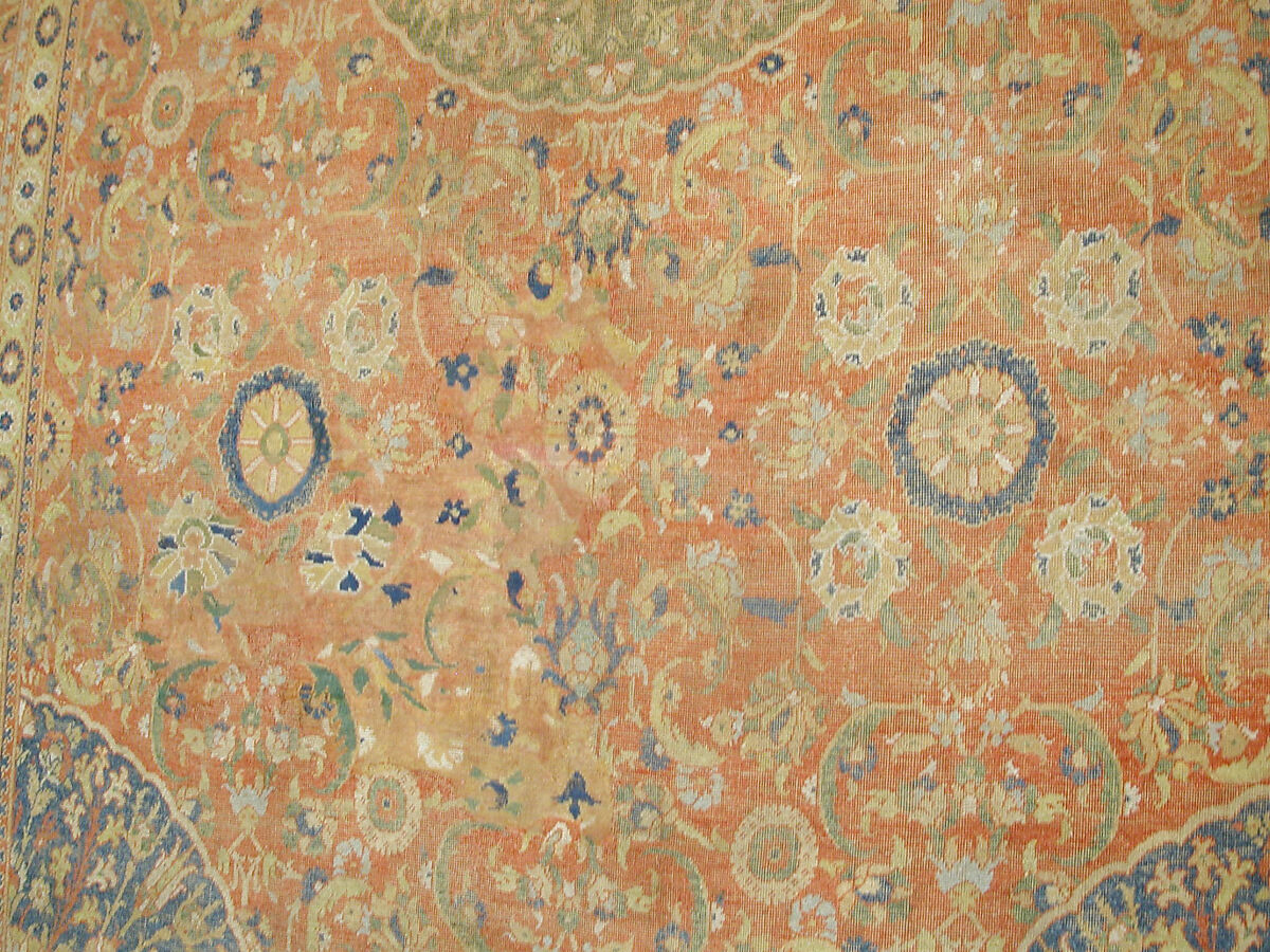 Carpet, Wool (warp, weft and pile); asymmetrically knotted pile