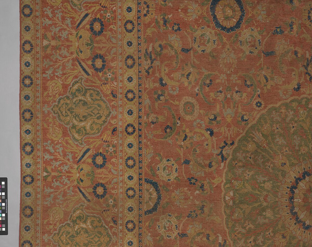 Carpet, Wool (warp, weft and pile); asymmetrically knotted pile