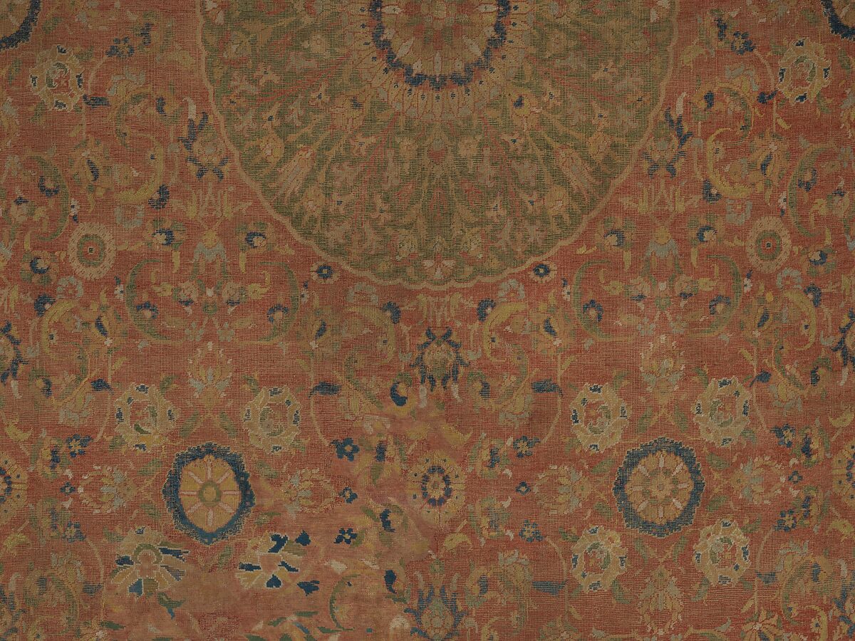 Carpet, Wool (warp, weft and pile); asymmetrically knotted pile