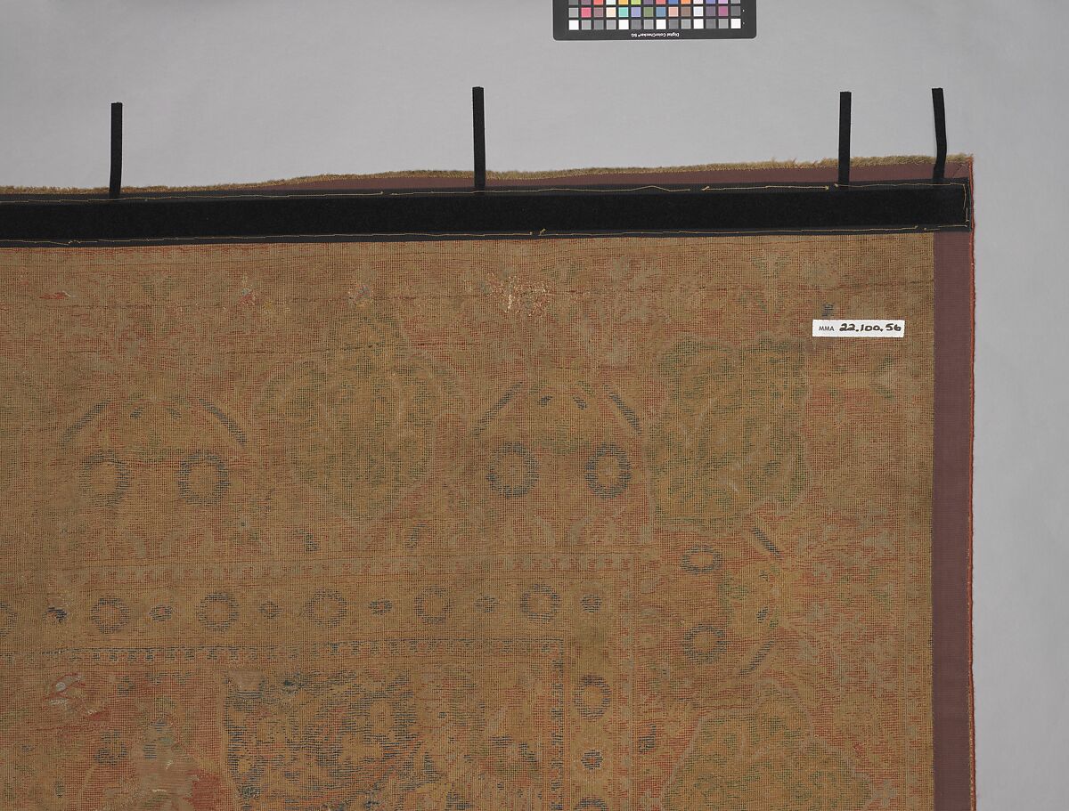 Carpet, Wool (warp, weft and pile); asymmetrically knotted pile