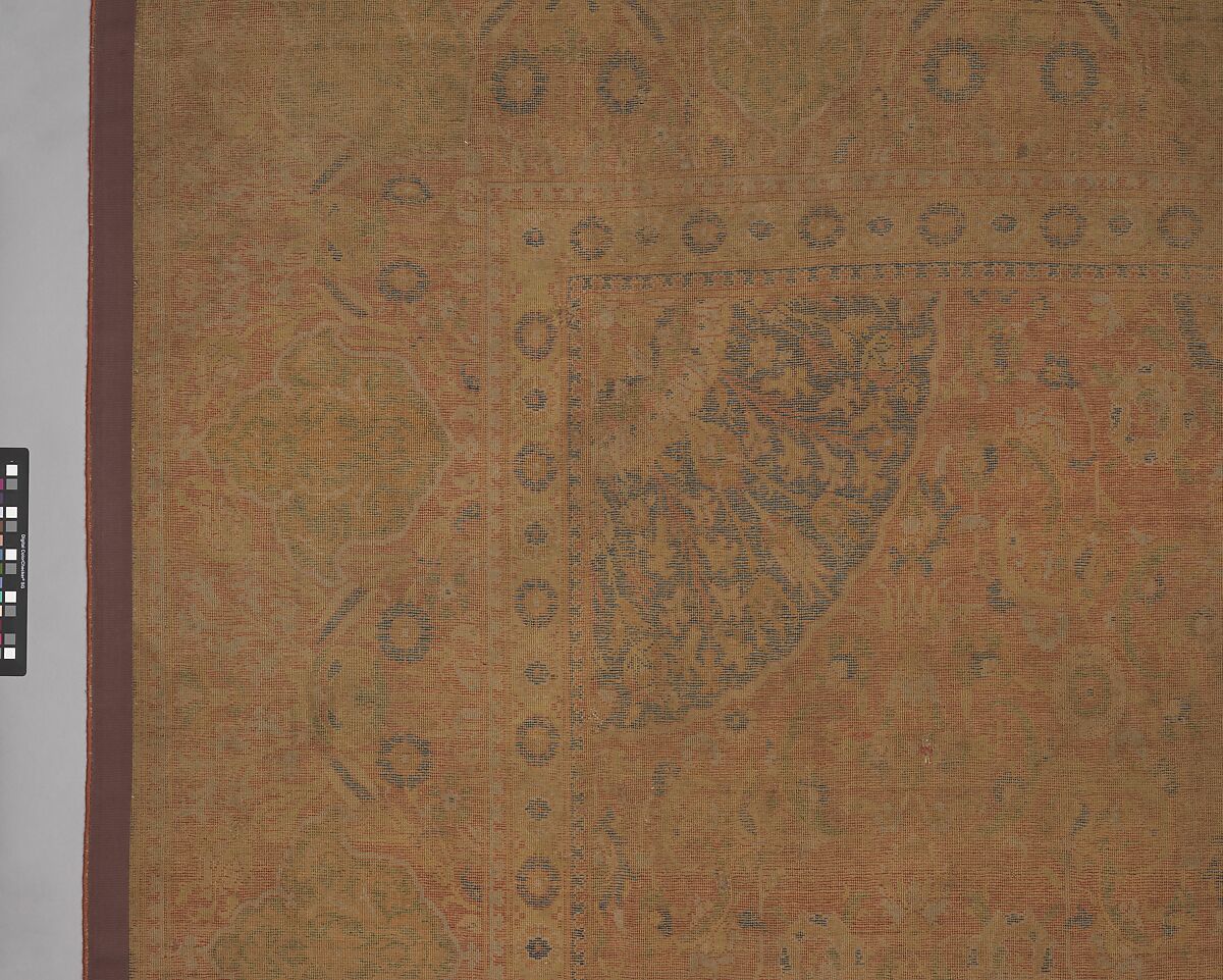 Carpet, Wool (warp, weft and pile); asymmetrically knotted pile