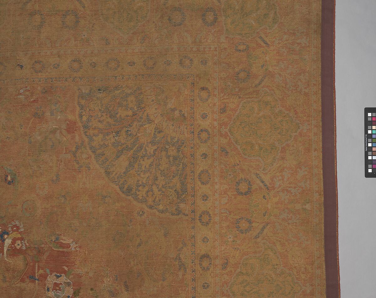 Carpet, Wool (warp, weft and pile); asymmetrically knotted pile