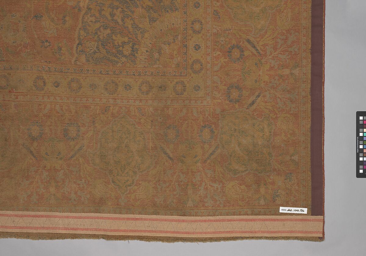 Carpet, Wool (warp, weft and pile); asymmetrically knotted pile