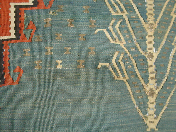 Carpet, Wool (warp and weft); tapestry-woven