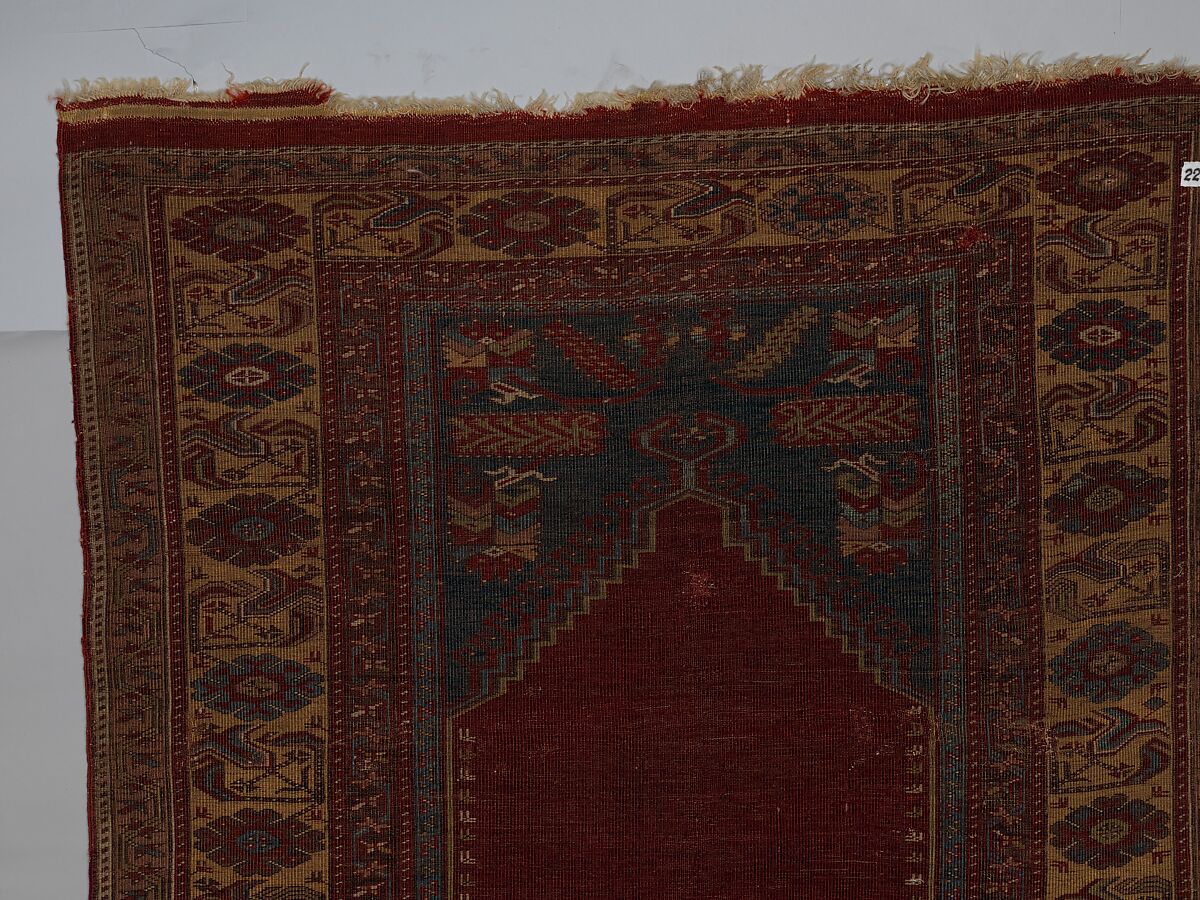 Carpet, Wool (warp, weft and pile); symmetrically knotted pile