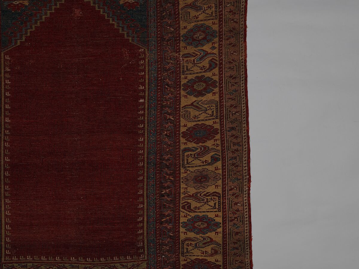 Carpet, Wool (warp, weft and pile); symmetrically knotted pile