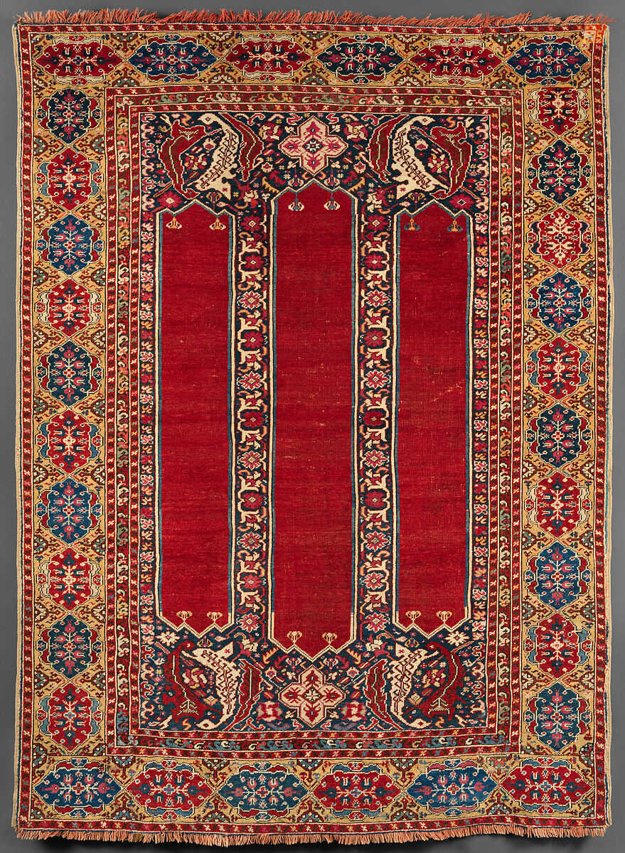 Carpet with Double-Ended Triple Niche