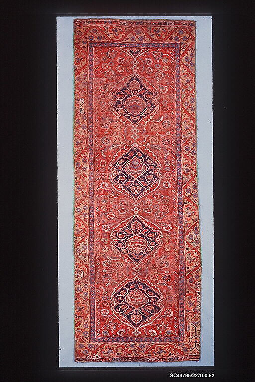 Carpet, Wool (warp, weft and pile); symmetrically knotted pile