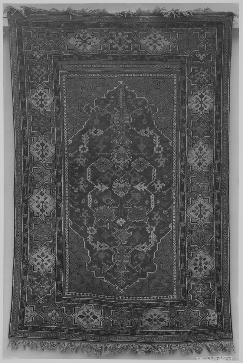 'Transylvanian' Carpet, Wool (warp, weft and pile); symmetrically knotted pile