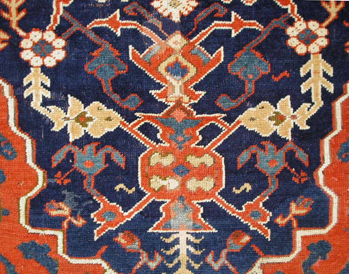 'Transylvanian' Carpet, Wool (warp, weft and pile); symmetrically knotted pile