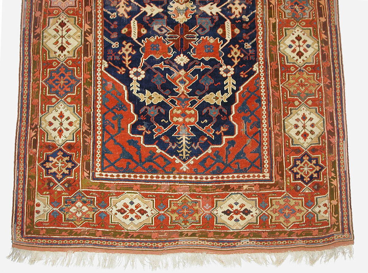 'Transylvanian' Carpet, Wool (warp, weft and pile); symmetrically knotted pile
