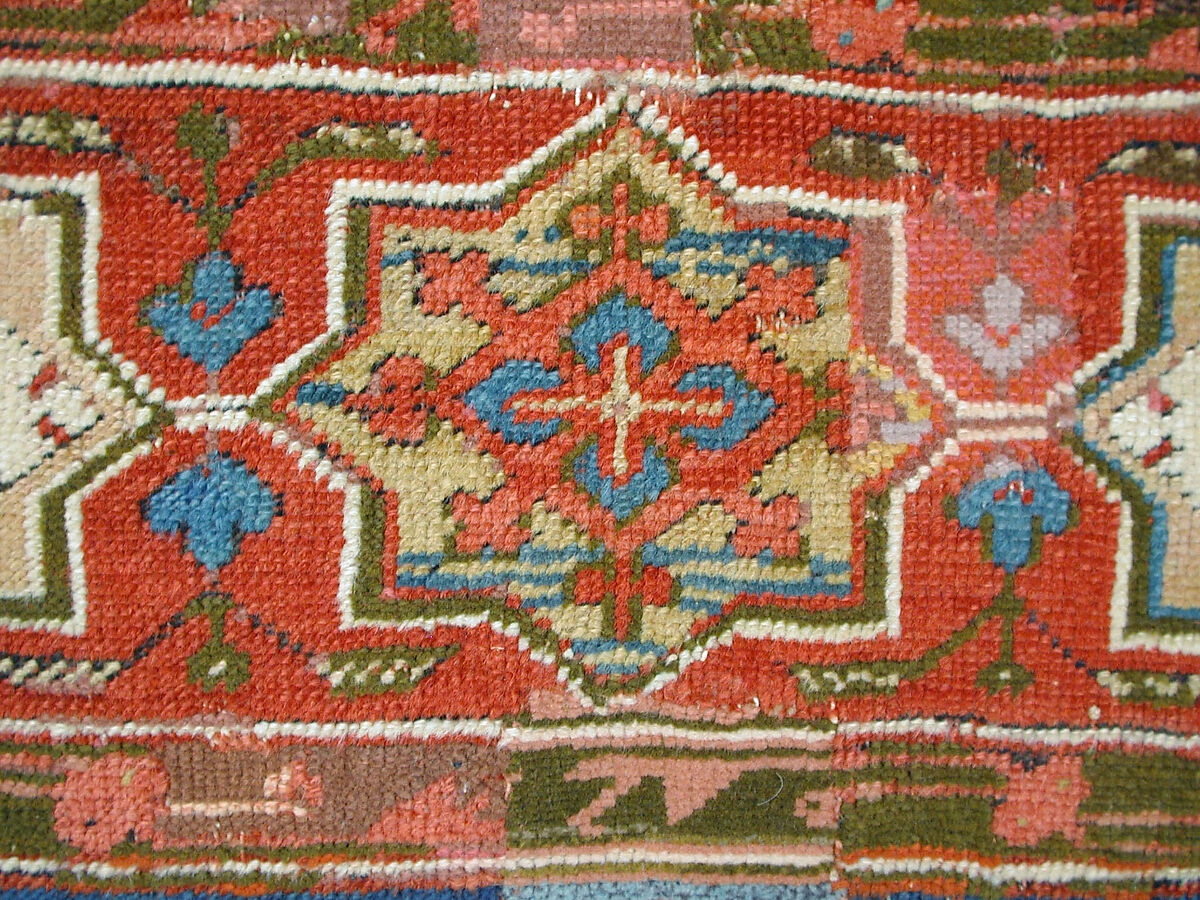 'Transylvanian' Carpet, Wool (warp, weft and pile); symmetrically knotted pile